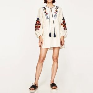 Embroidered Zara dress